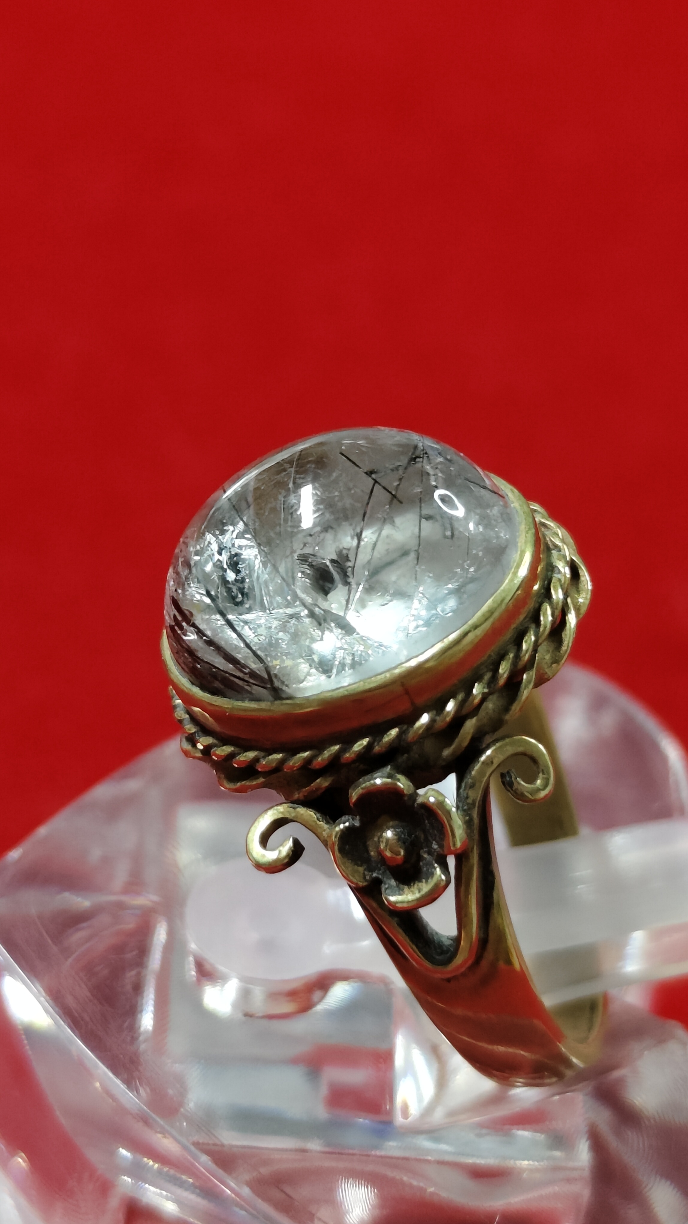 #แหวนแก้วโป่งข่าม รหัสR-0081