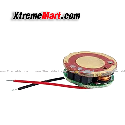วงจรไฟฉาย 3V-8.4V 5W 1-Cree 5-Mode Memory Circuit Board for Flashlights (Green) (16.7mm*6.3mm)