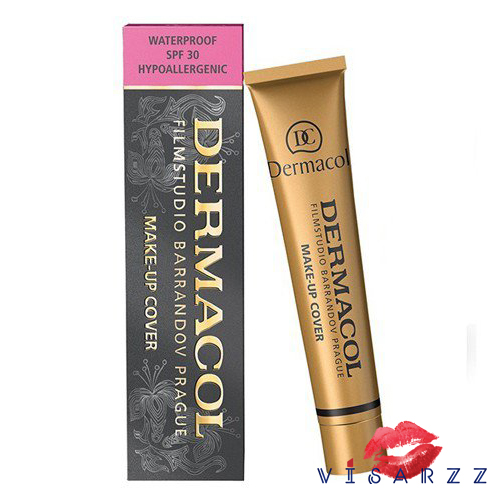 (เบอร์ 221) Dermacol Make-up Cover 30g ครีมรองพื้นปกปิดคุณภาพสูง มาตรฐานยุโรป (EU) ลบรอยสัก และแผลเป็นแบบเนียนกริบ