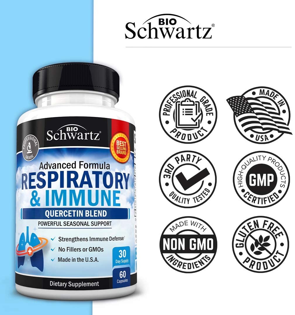 วิตามินเสริมภูมิคุ้มกันและระบบทางเดินหายใจ BIOSchwartz Advanced Formula Respiratory & Immune