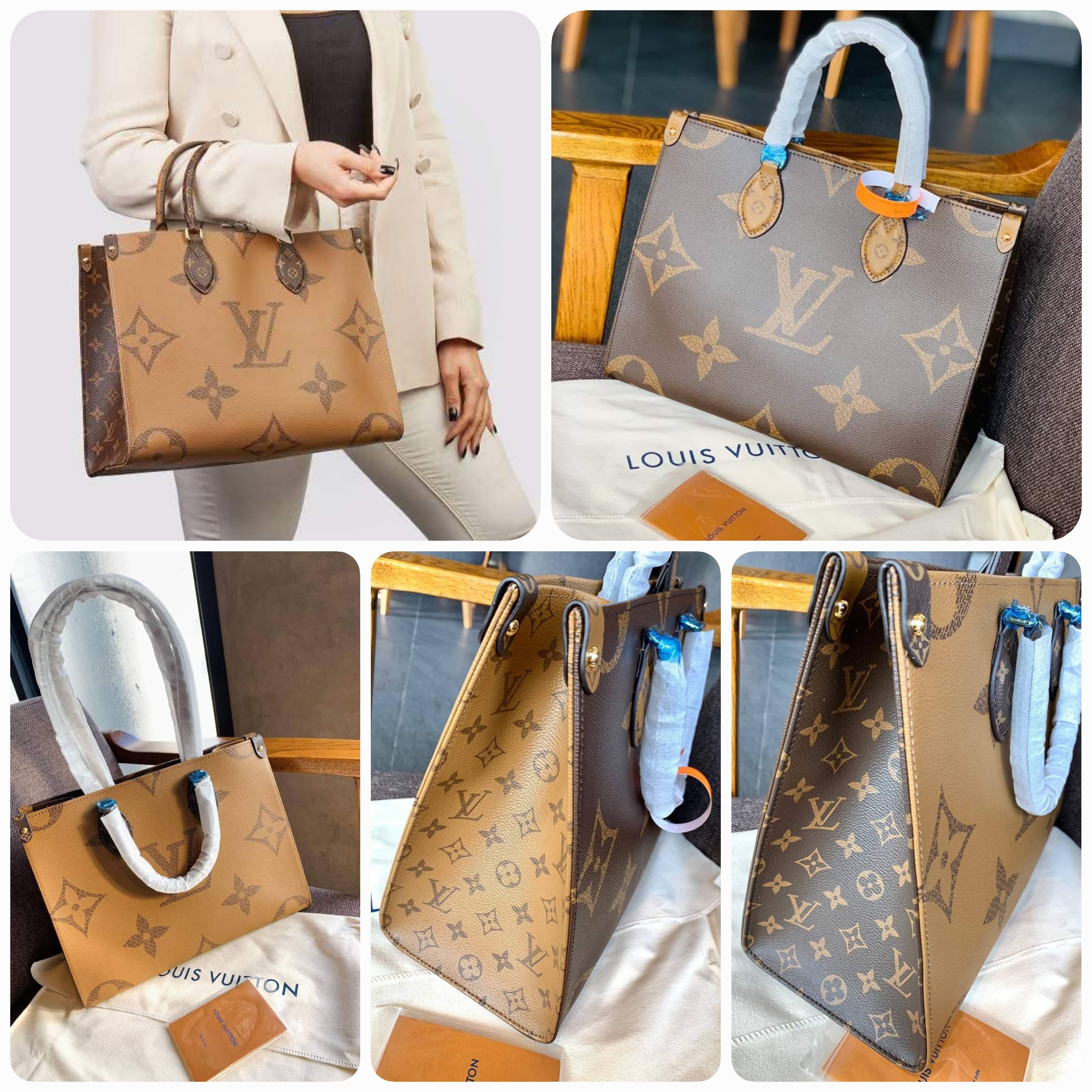 LOUIS CUITTON ONTHEGI MM MONOGRAM (แอดไลน์ก่อนสั่งซื้อ)