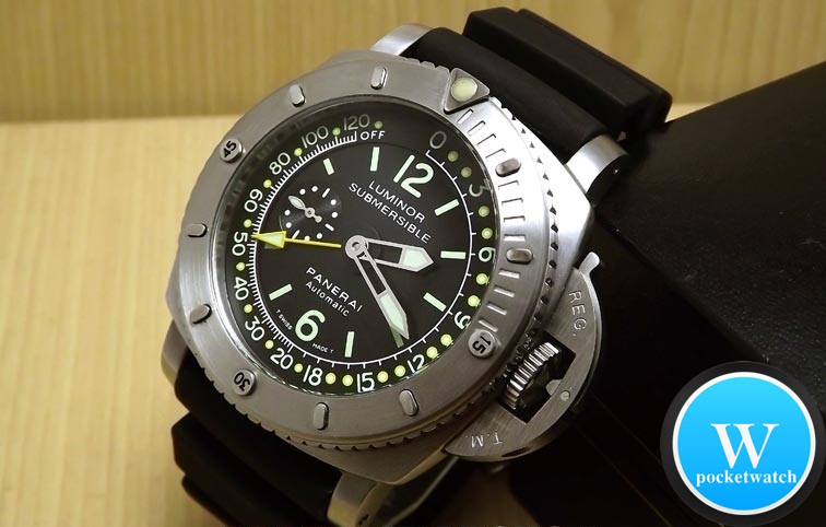 นาฬิกา Panerai Luminor Submersible PAM193 สายซิลิโคนแท้