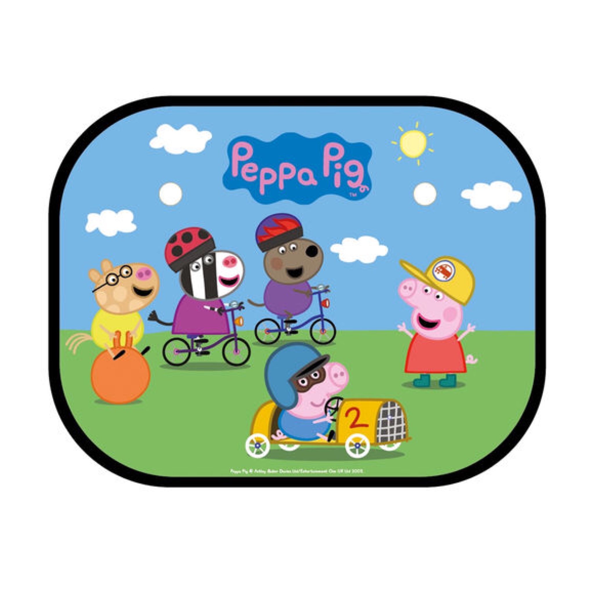 ม่านบังแดดแบบพับได้สุดน่ารัก Peppa Pig Folding Window Sunshades (Pack of 2) (Peppa, George & Friends)