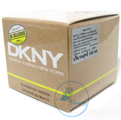 DKNY Be Delicious Eau De Parfum Spray 100 mL แอปเปิ้ลเขียว ตัวที่ขายดีที่สุดในหมู่ DKNY