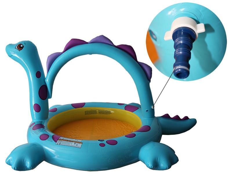 สระน้ำเป่าลมพร้อมน้ำพุ Intex Dinosaur Inflatable Pool for Kids