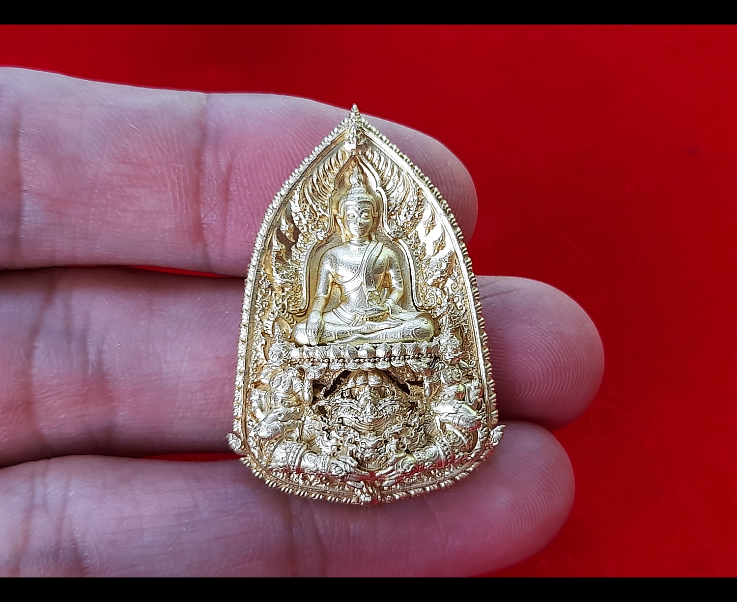 เหรียญสมเด็จองค์ปฐม ปางประทับพระราหู(พร้อมทั้งบริวารยักษ์คนถรรพ์) เนื้อทองเหลือง ปี2564 #รับประกันแท้ - หลวงพ่อเล็ก วัดท่าขนุน