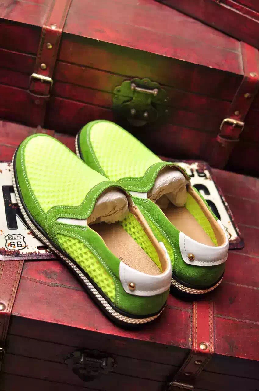 รองเท้า hm leather size 38-44 มี 5 สี เขียว เขียวลายฟ้า น้ำตาล ฟ้า ดำ code v0004175