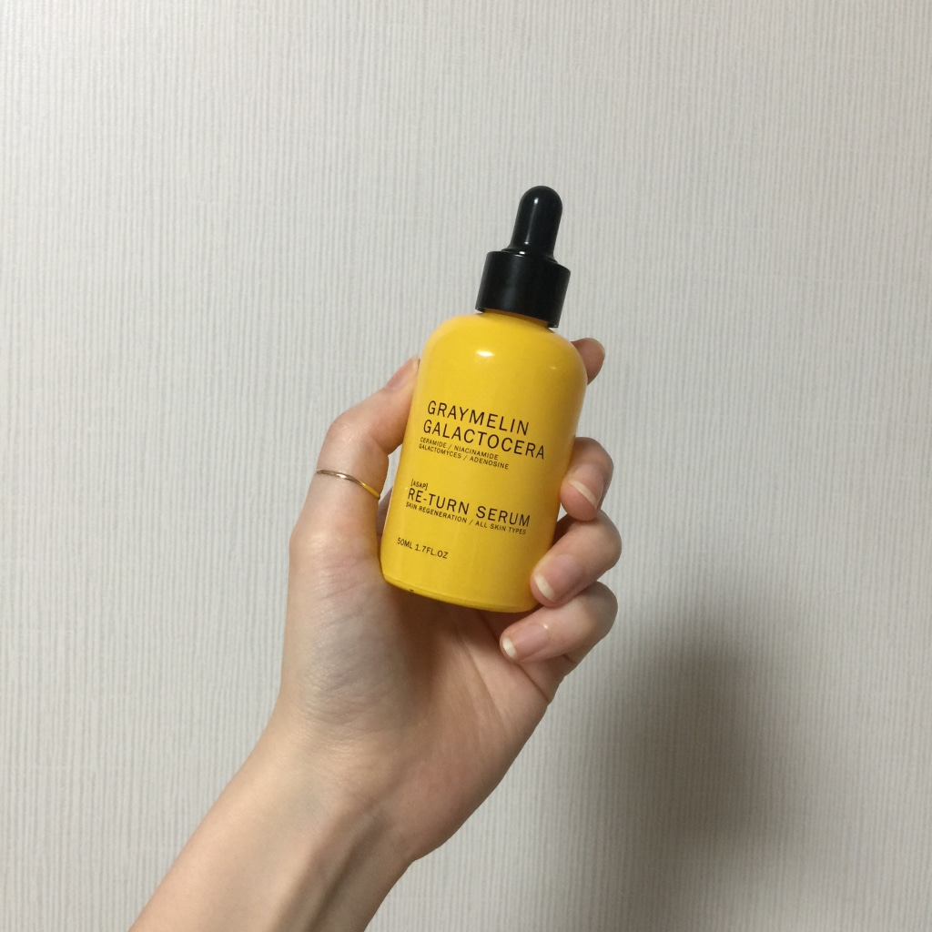 Graymelin Galactocera Re-turn Serum 50mL สารสกัดเดียวกับครีม return หลอดเหลือง แต่บำรุงเข้มข้นยิ่งขึ้นในรุปแบบเซรั่ม ใช้คู่กับครีมคือเริ่ดมากๆ