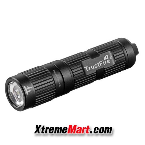 ไฟฉาย TrustFire MINI3 CA18-3X LED Glare Small Flashlight Keychain (*แถมฟรี แบตอัลคาไลน์ AAA 1 ก้อน) 350lm - Black