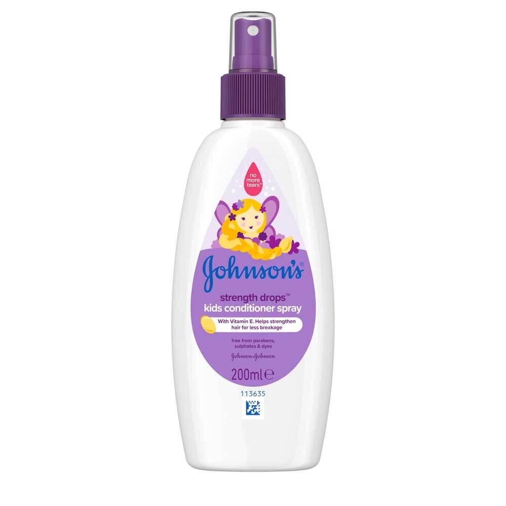 สเปรย์บำรุงเส้นผมสำหรับเด็ก Johnson's Kids Conditioner Spray - Strength Drops
