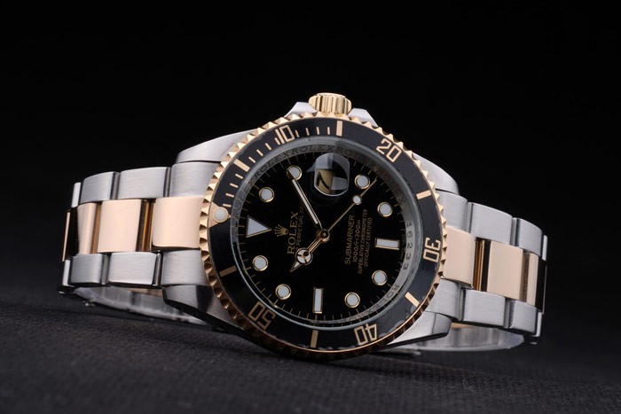 นาฬิกา Rolex Submariner Date Automatic สายเลส 2 กษัตย์ หน้าปัดสีดำ