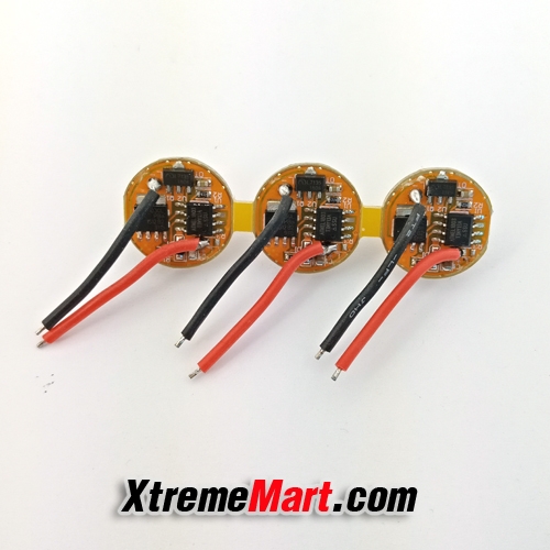วงจรไฟฉาย รุ่น A17DD-L FET + 1ไดร์เวอร์ 17mm 2.8-4.35V 7/4 โหมด สำหรับไฟฉาย Astrolux S1/BLF/A6 (ชิ้นละ)