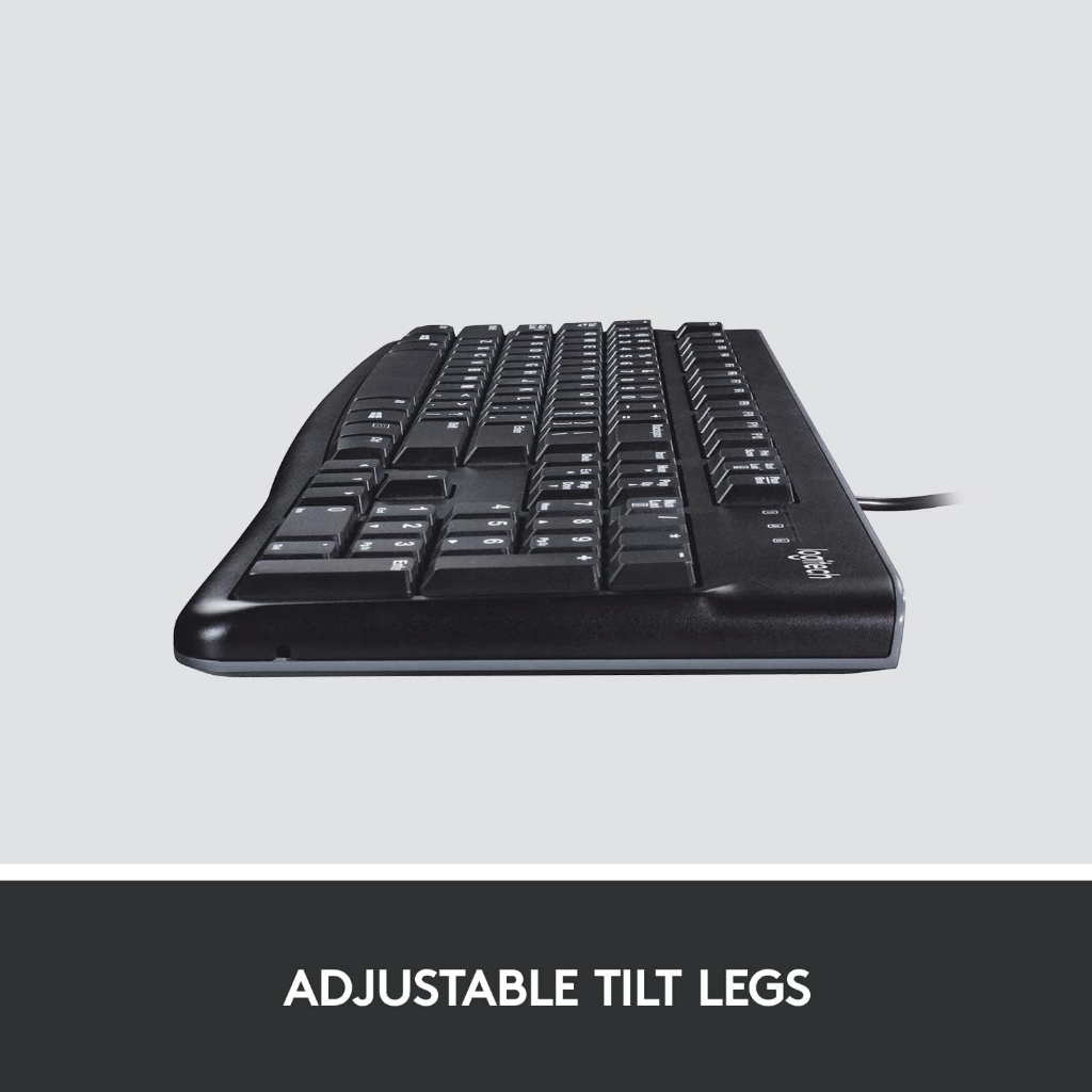 คีย์บอร์ด Logitech K120 USB Wired Standard Keyboard