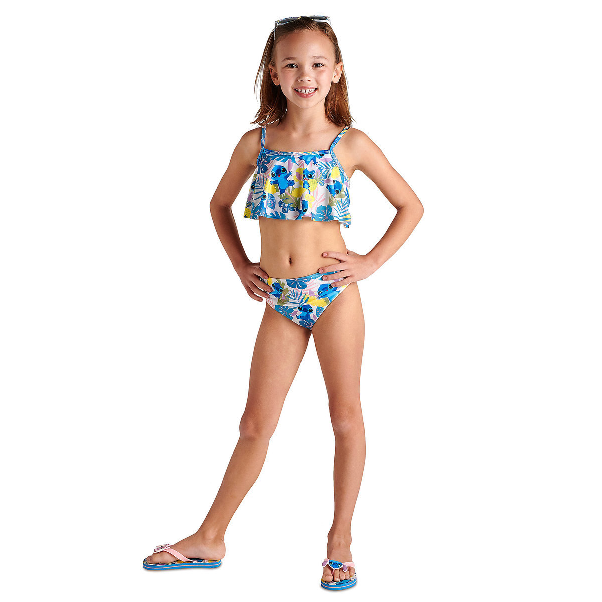 ชุดว่ายน้ำสำหรับเด็ก Disney Stitch Swimwear Set for Girls