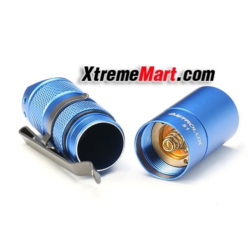 ไฟฉายกันน้ำขนาดเล็ก Astrolux S1 แสงขาวอมเหลือง สว่าง 1600LM 7/4โหมด 3D 5000K Mini LED Flashlight (กรุณาระบุสี : สีดำ/สีฟ้า/สีแดง)