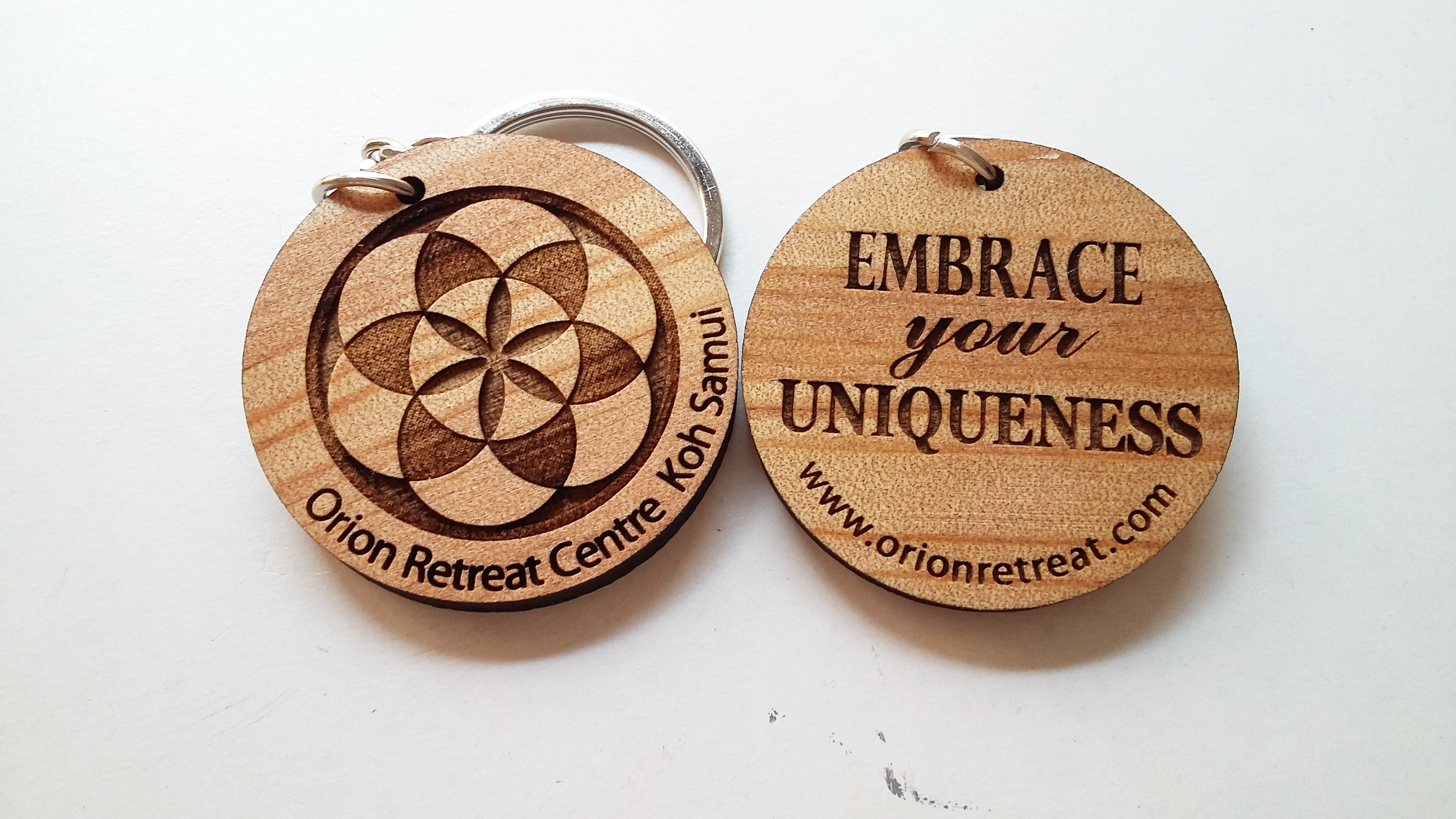 พวงกุญแจไม้ พวงกุญแจที่ระลึก - ของที่ระลึกรีสอร์ท Orion Retreat Centre Koh Samui