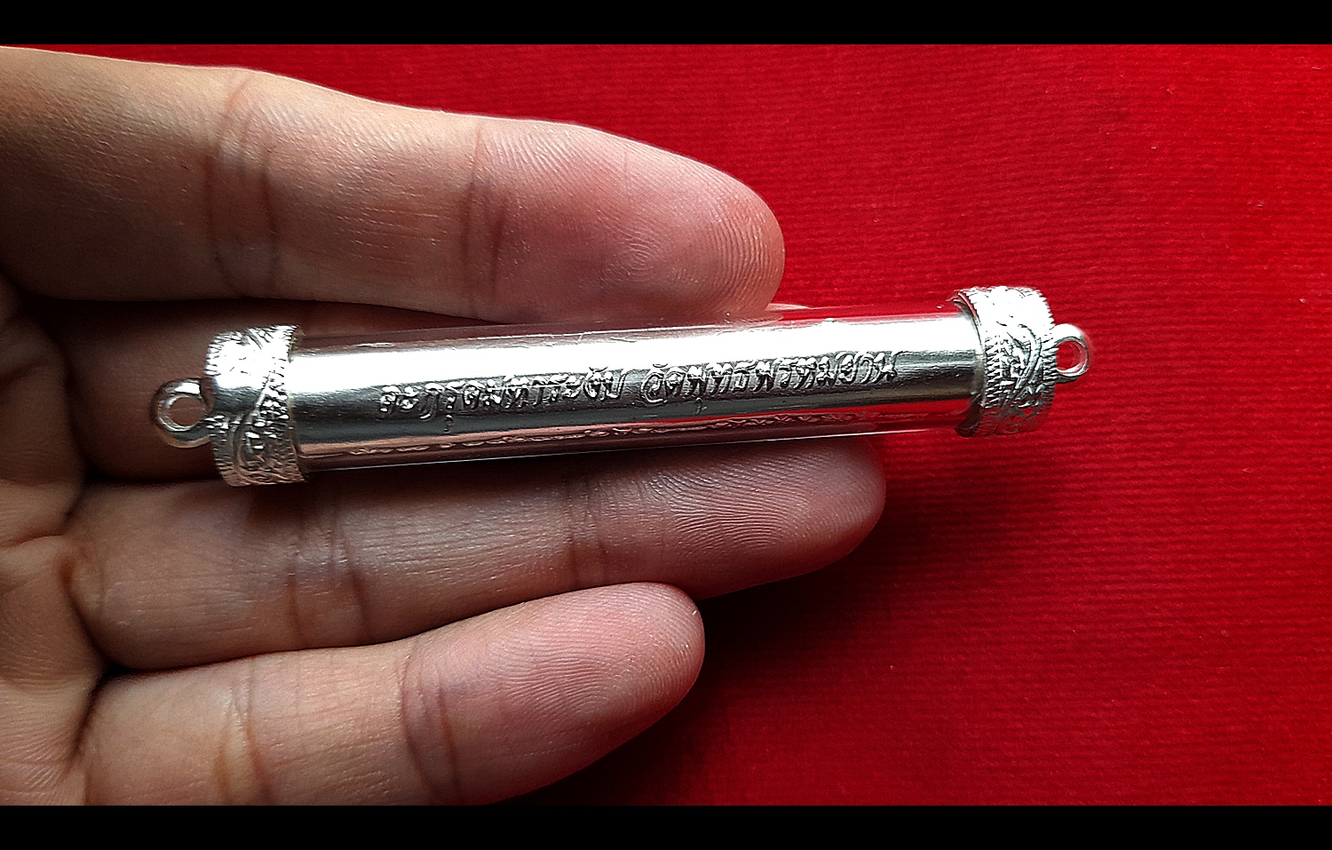 ตะกรุดมหาระงับ รุ่นแรก เนื้อเงินแท้ ปี2563 #รับประกันแท้