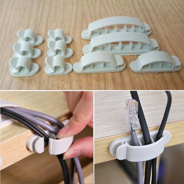 Cable clipคลิบยึดสายไฟ10ชิ้น