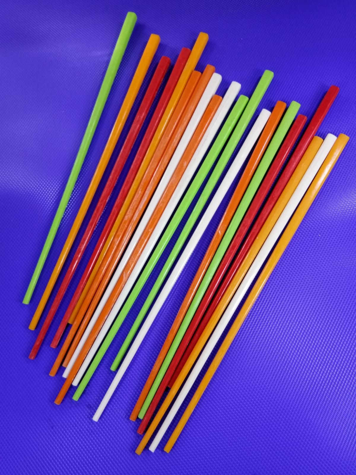 ตะเกียบเมลามีน5สีแพค10คู่