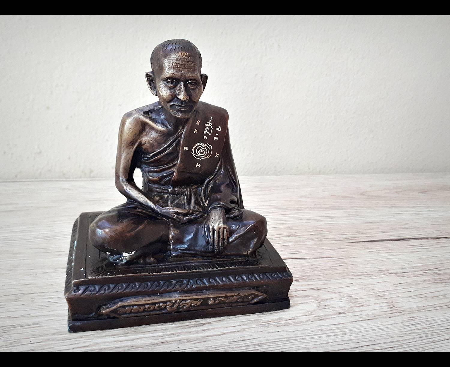 รูปหล่อ หลวงปู่ศุข วัดปากคลองมะข่ามเฒ่า ชัยนาท (หน้าตัก3นิ้ว ฐาน4นิ้ว สูง4นิ้ว) เนื้อทองเหลืองโลหะ ปี2561 #รับประกันแท้