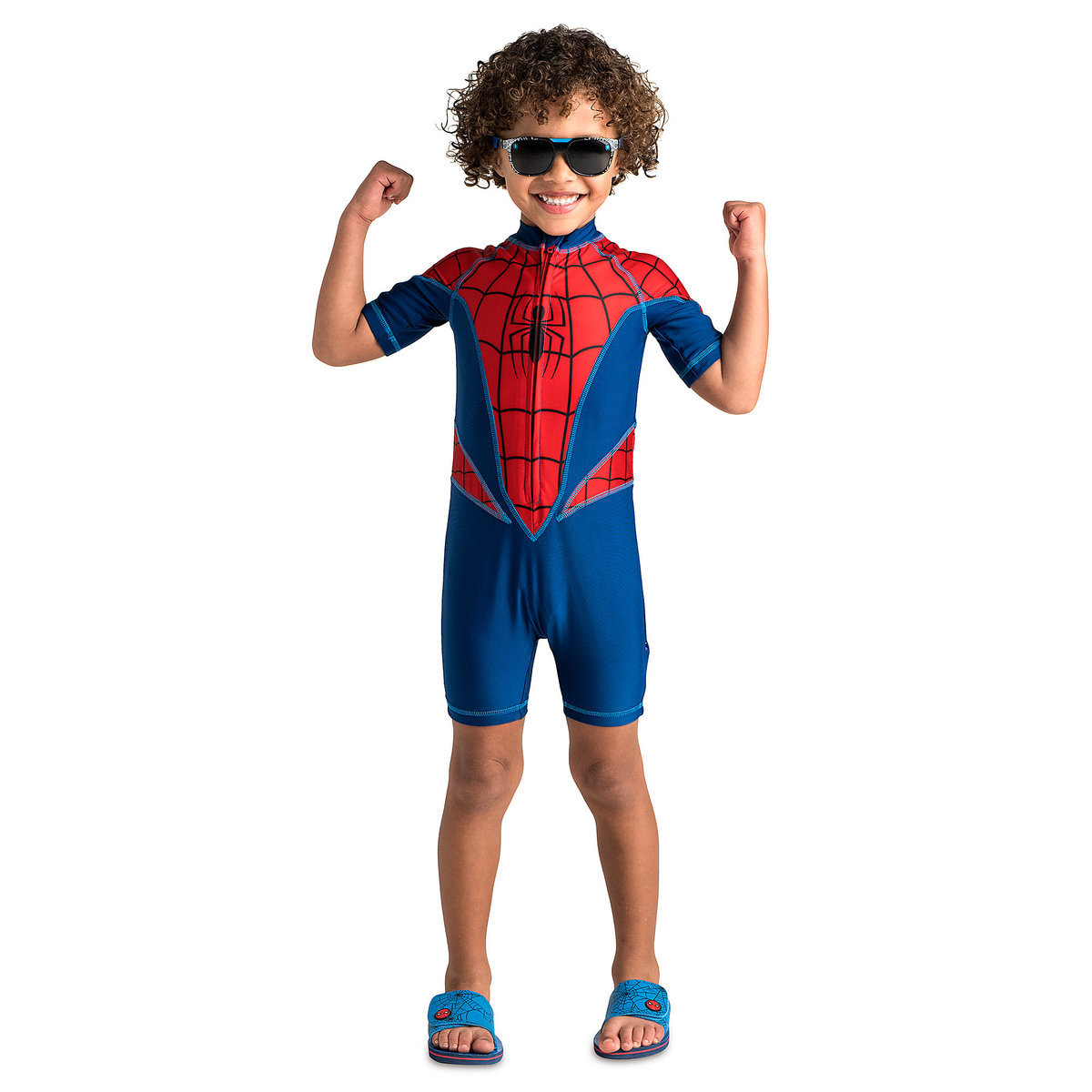 ชุดว่ายน้ำสำหรับเด็ก Disney One-Piece Rash Guard for Boys (Spider-Man)