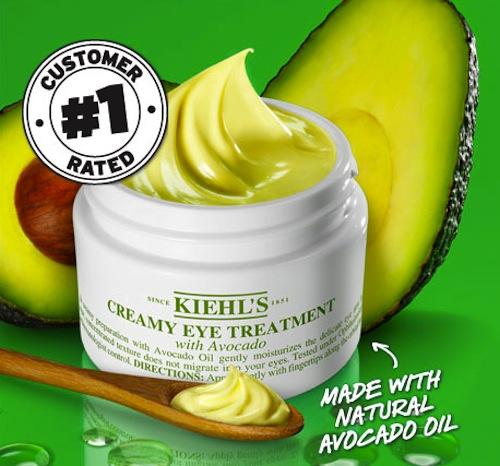 (ลดพิเศษมากกว่า 35%) Kiehl's Creamy Eye Treatment with Avocado 14 mL ครีมทารอบดวงตาชนิดเข้มข้นเป็นพิเศษ ผสมน้ำมันอะโวคาโดเพิ่มความชุ่มชื้นให้ผิวรอบดวงต