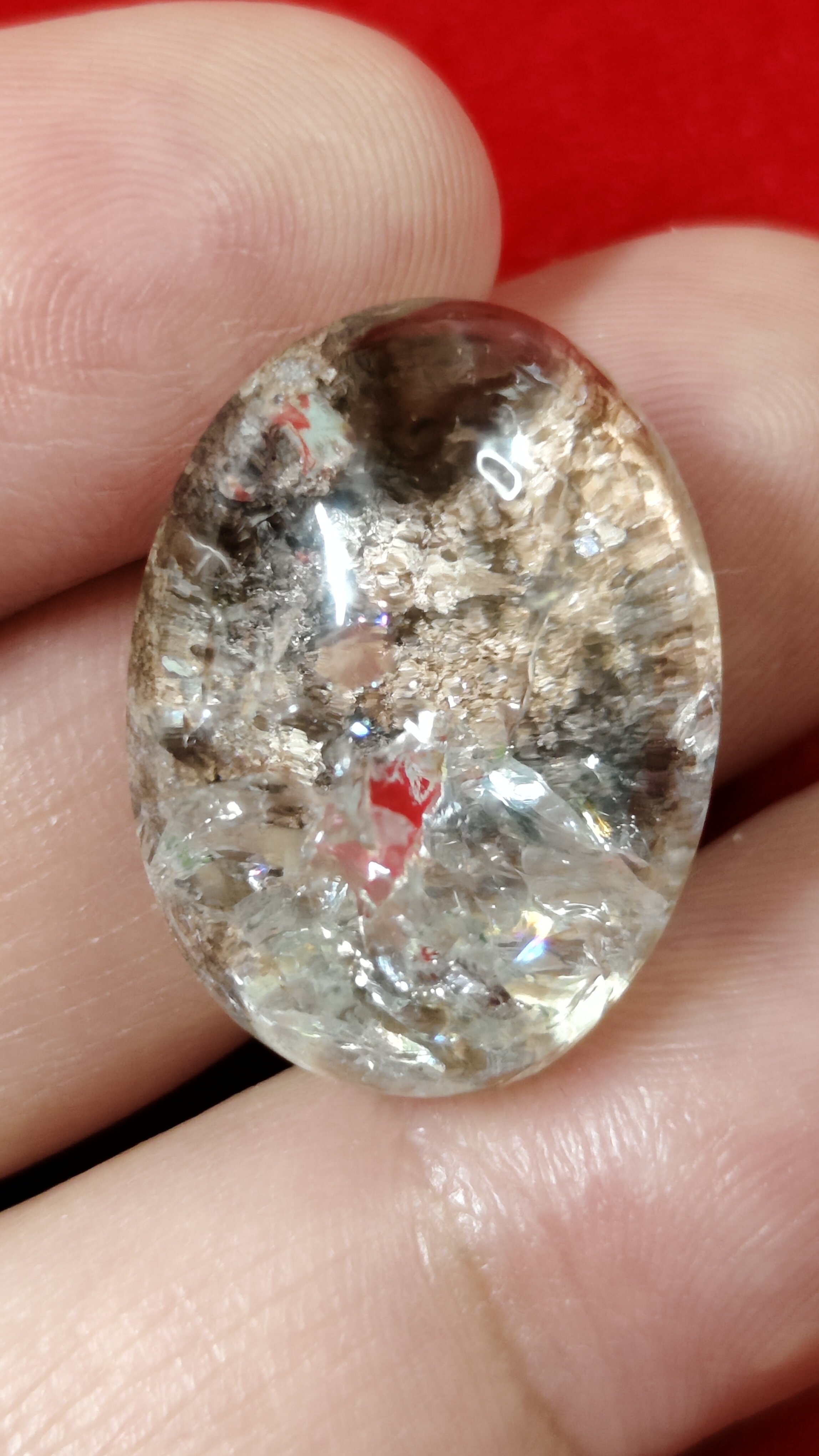 #แก้วโป่งข่าม(แก้วปวก,แก้วเข้าแก้วประกายรุ้ง)รหัสg-0040