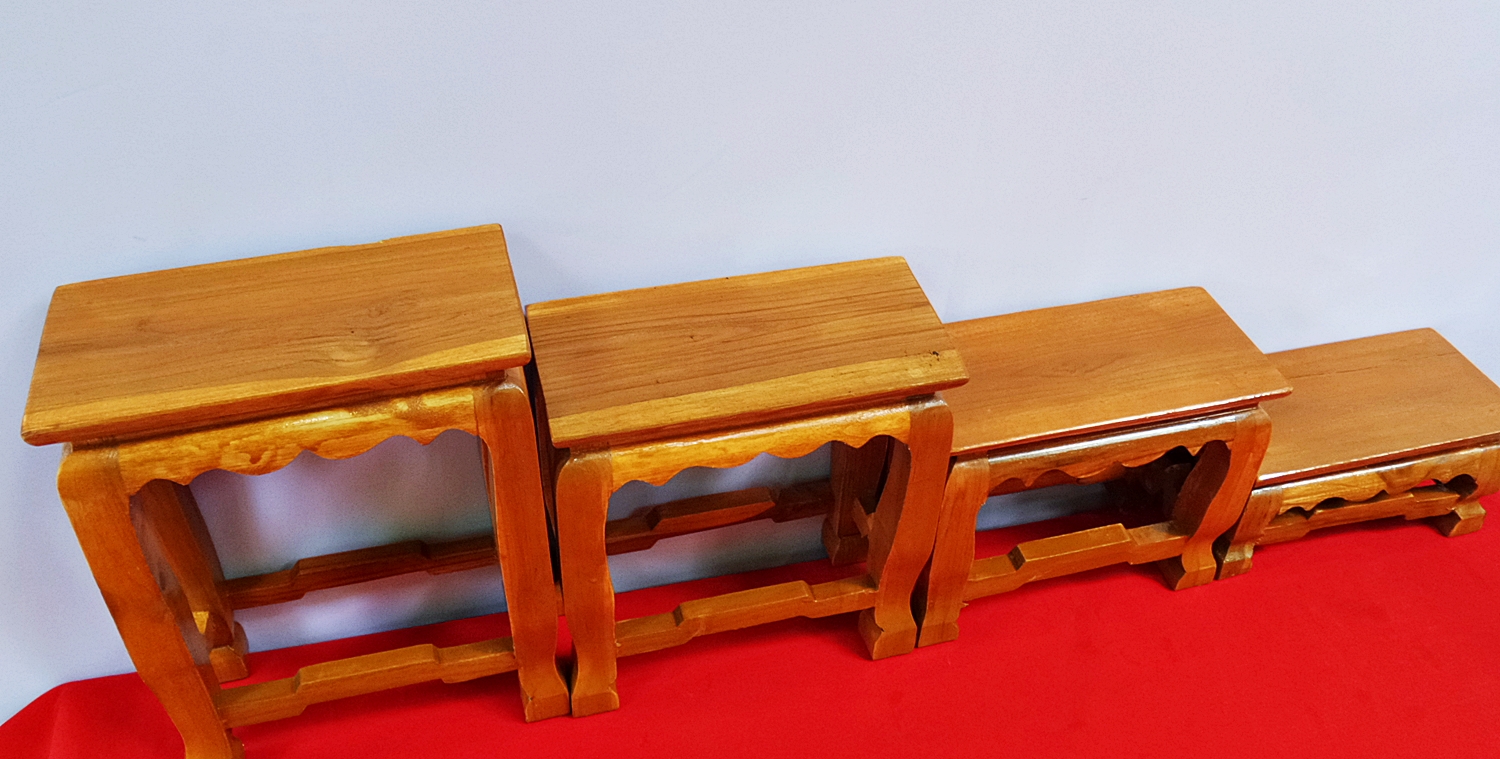 โต๊ะหมู่บูชา แบบแยกชิ้น โต๊ะสำหรับวางพระพุทธรูป วางวัตถุมงคล หรือ วางโชว์สินค้า