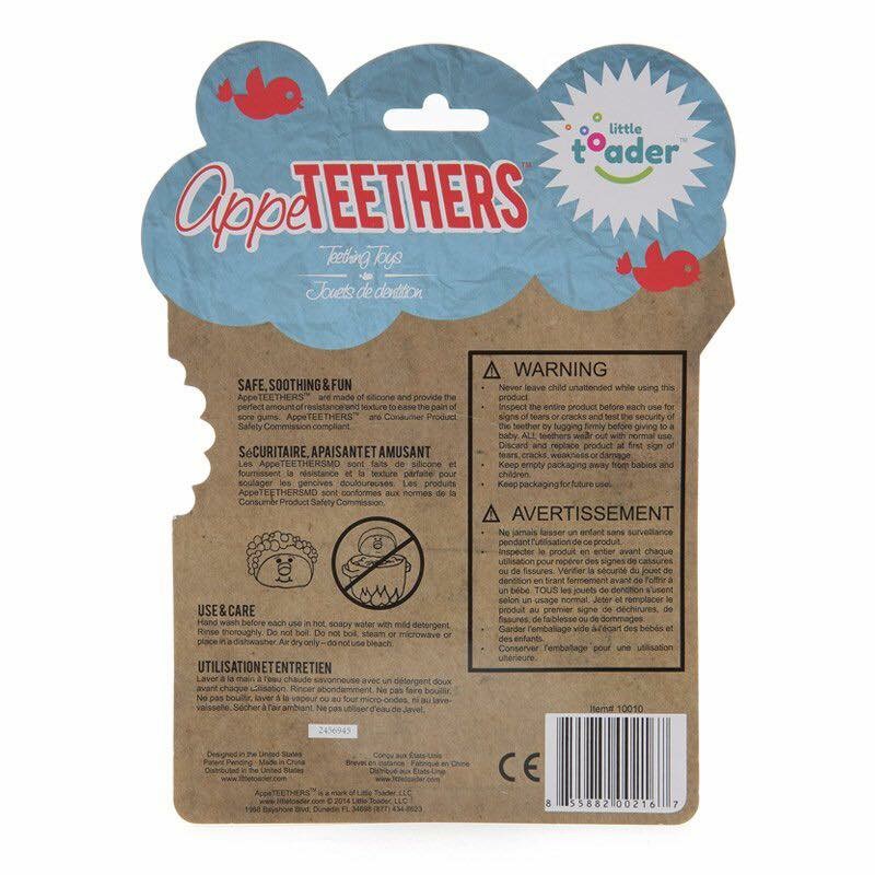 ยางกัดรูปทรงสุดฮา Little Toader Appe Teethers Teething Toys (Fun Guy)