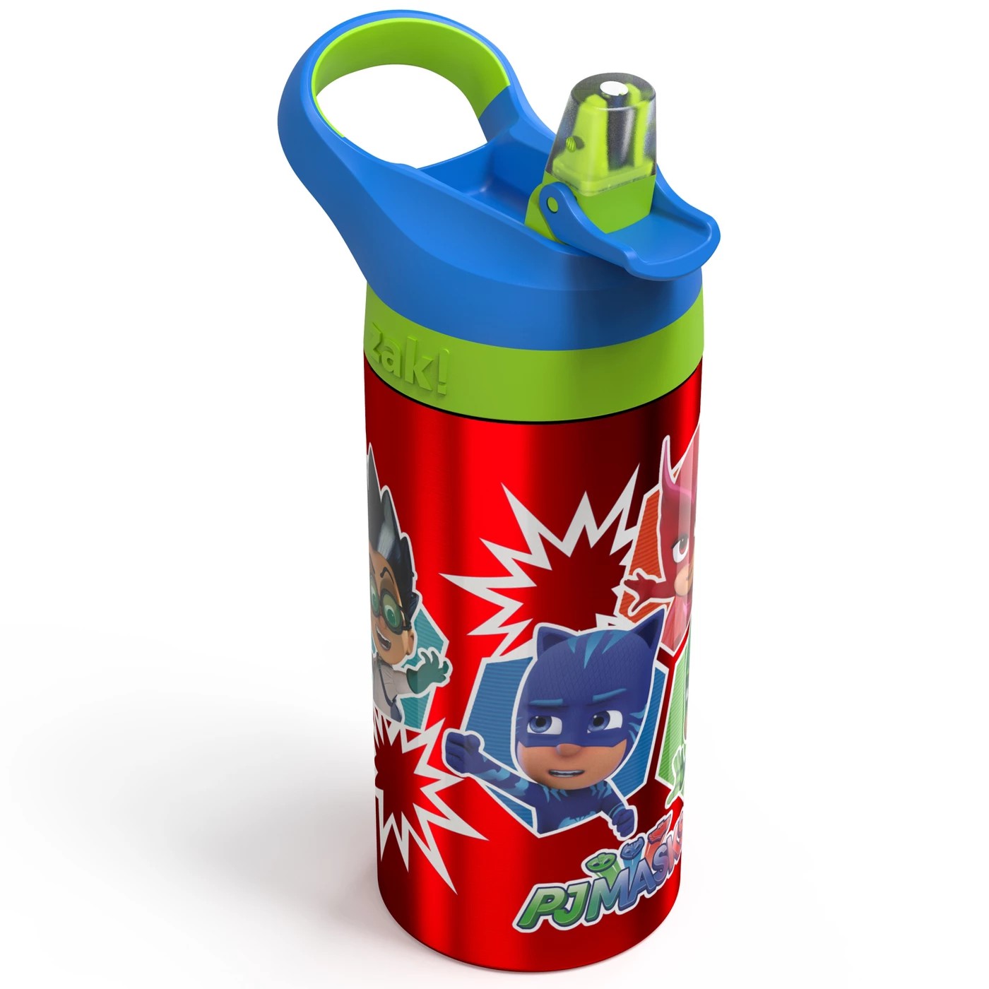กระติกน้ำเสตนเลสสำหรับเด็ก Zak! PJ Masks 19.5 Oz. Stainless Steel Water Bottle