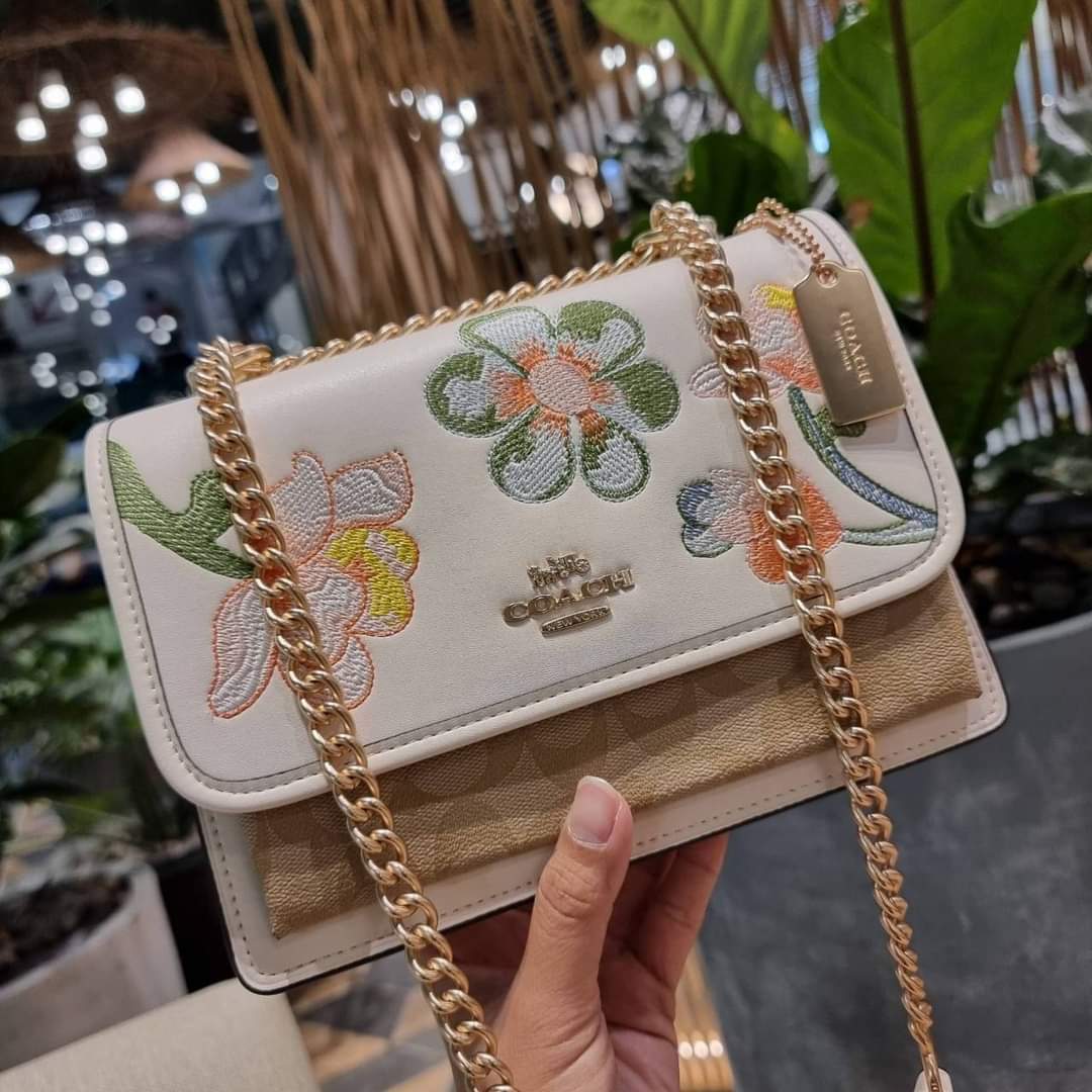 COACH C9230 KLARE CROSSBODY IN SIGNATURE CANVAS (แอดไลน์ก่อนสั่งซื้อ)