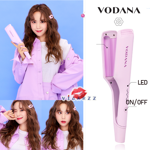 (ใหม่ พร้อมส่ง) Vodana Triple Flow Wave Iron โวดาน่า เครื่องหนีบผมลอนมาม่า สีพาสเทลน่ารัก ช่วยให้ผมเป็นลอนคลื่นสวย ดูเป็นธรรมชาติ และลอนแน่นทั้งวัน