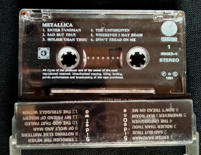 เทป Metallica : Metallica (The Black Album)