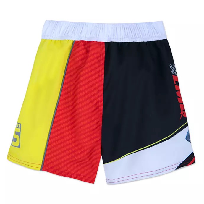 ชุดว่ายน้ำแบบแยกชิ้นสำหรับเด็ก Disney Lightning McQueen Rash Guard and Swim Trunks for Boys