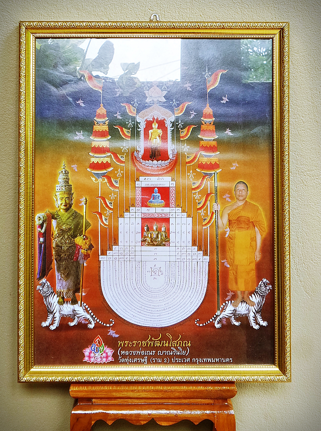 ยันต์รวม พร้อมเข้ากรอบ #รับประกันแท้ - หลวงพ่อเณร วัดทุ่งเศรษฐี