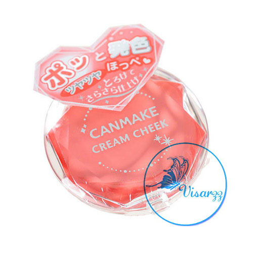 Canmake Cream Cheek # 05 Sweet Apricot บรันออนเนื้อครีมสีส้ม สวยหวานธรรมชาติค่ะ
