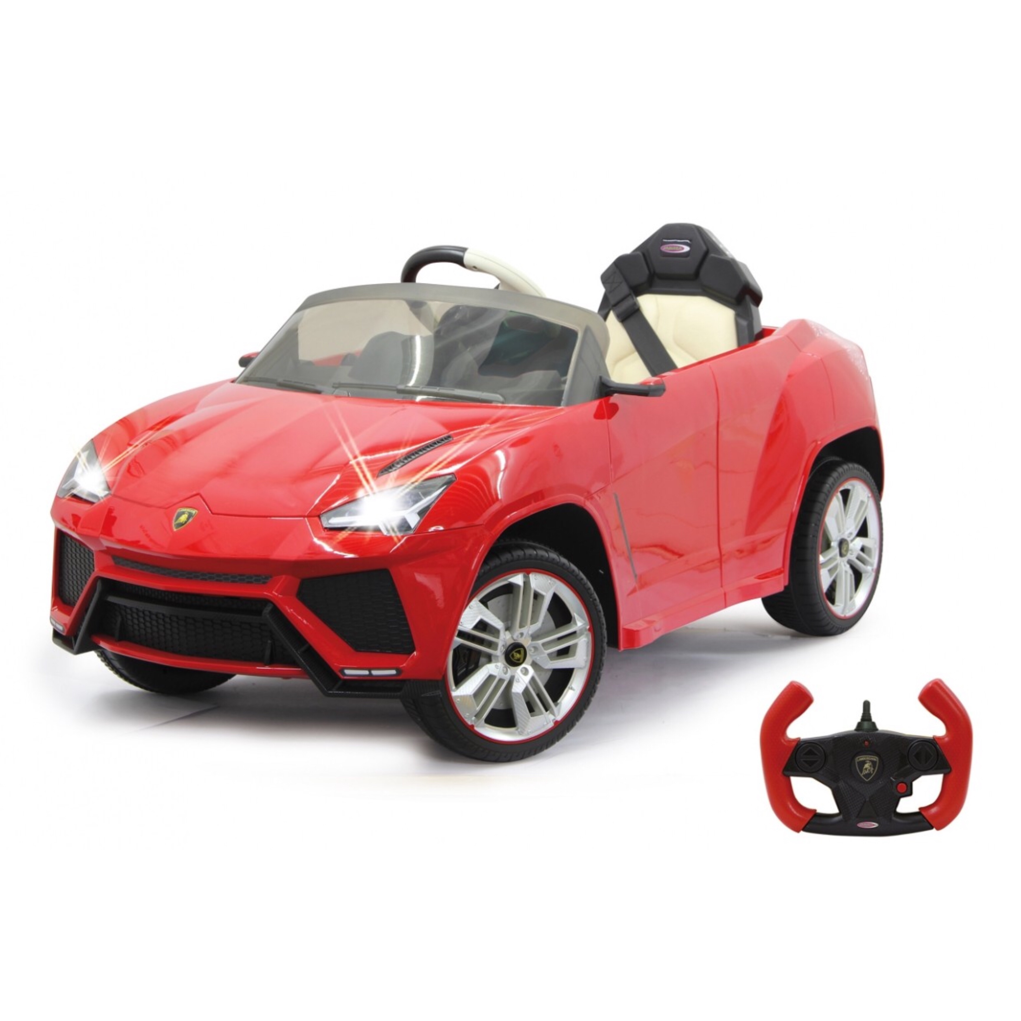รถแบตเตอรี่พร้อมรีโมทบังคับวิทยุ RASTAR Lamborghini URUS 2.4GHz Ride-On (Red)
