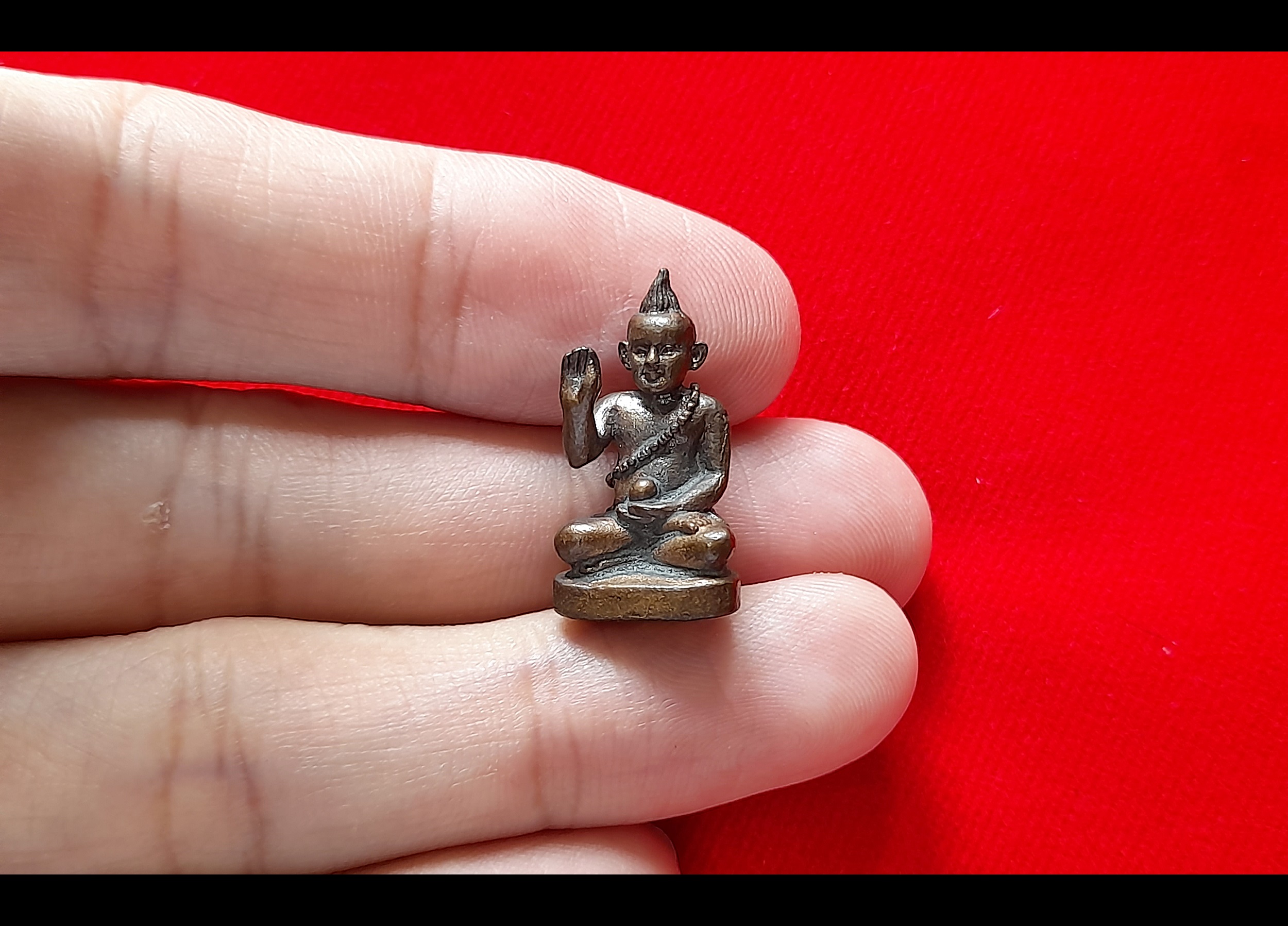 กุมารทองเทพ กวัก คาดสร้อยสังวาน ถือแก้วสารพัดนึก เนื้อโลหะ ฐานอุดบรรจุพรายกุมารหลวงปู่ทิม รุ่นแรก (ฐานตอกโค็ด) ปี2540 #รับประกันแท้และทัน - หลวงพ่อยงยุทธ วัดเขาไม้แดง #รับประกันแท้และทัน