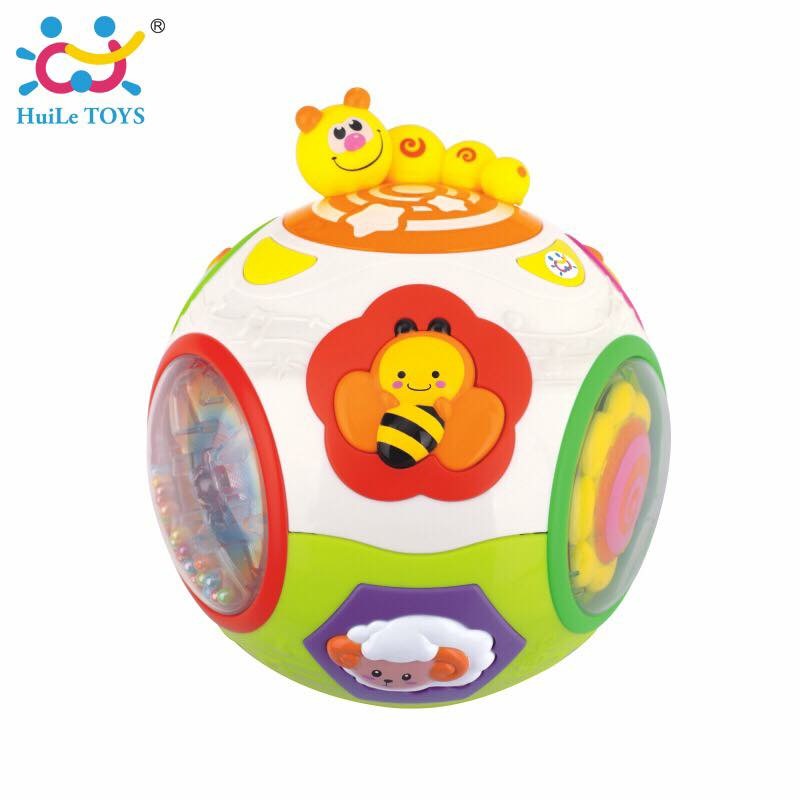 ลูกบอลชวนคลานเสริมพัฒนาการ Huile Toys Happy Ball Crawl and Learn
