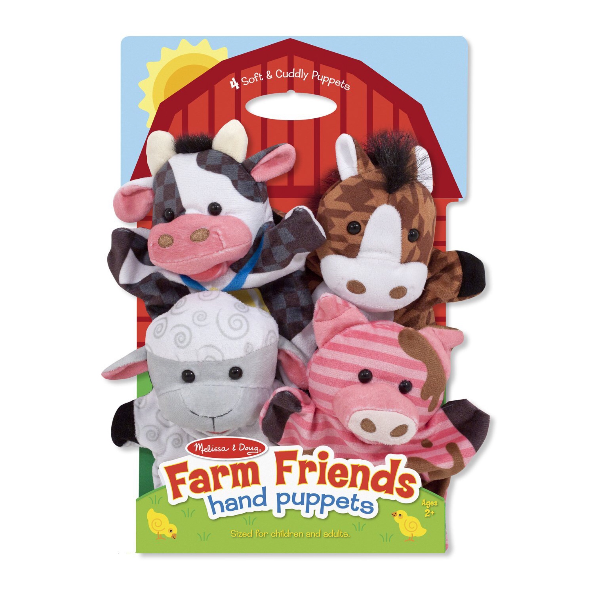 ชุดตุ๊กตาหุ่นมือ Melissa & Doug Hand Puppets (Farm Friends)