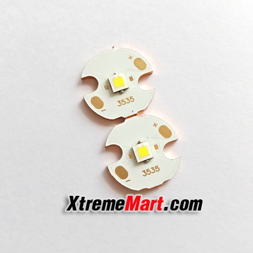 หลอด LED CREE XPL HI 3535 V6 (ไม่มีโดม) แสงขาว 5500K 16mm ฐานทองแดง 1100LM High Power LED Lamp(หลอดละ)