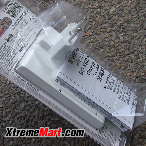 เครื่องชาร์จ Panasonic Eneloop AA, AAA รุ่น K-KJ55MCC40T Quick Charge 1.5hrs แยกชาร์จอิสระพร้อมแบตเตอรี่ชาร์จ AA 1.2V 1900mAh จำนวน 4ก้อน