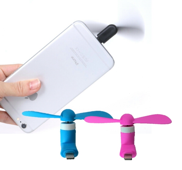 พัดลมพกพาขนาดจิ๋วสำหรับไอโฟน5,5s,6