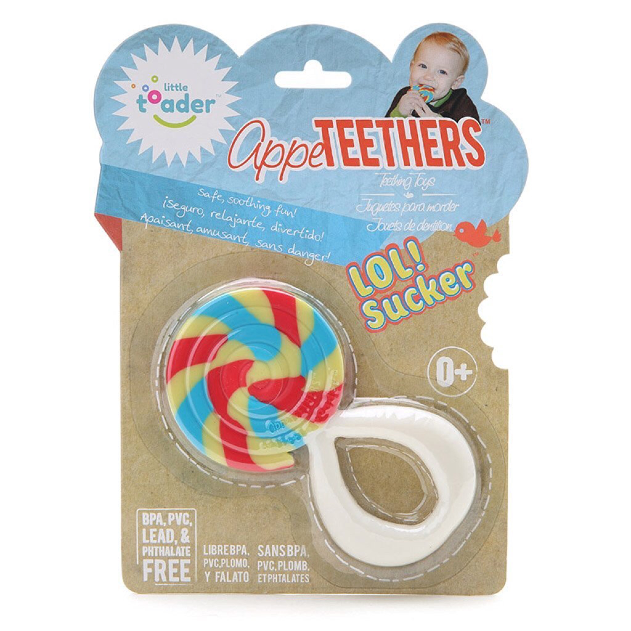 ยางกัดรูปทรงสุดฮา Little Toader Appe Teethers Teething Toys (LOL! Sucker)