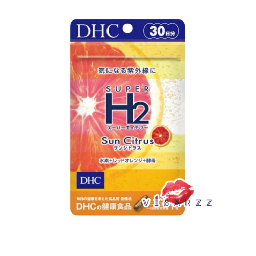 DHC H2 Sun Citrus 30day ดีเอชซีวิตามินที่ปกป้องผิวจากแสงแดดและมลภาวะ สารสกัดจากส้มสีแดงช่วยปกป้องผิวจากรังสี UV