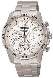 SEIKO Men's Chronograph,Stainless Steel Case & Bracelet,100m WR,SSB123P1
