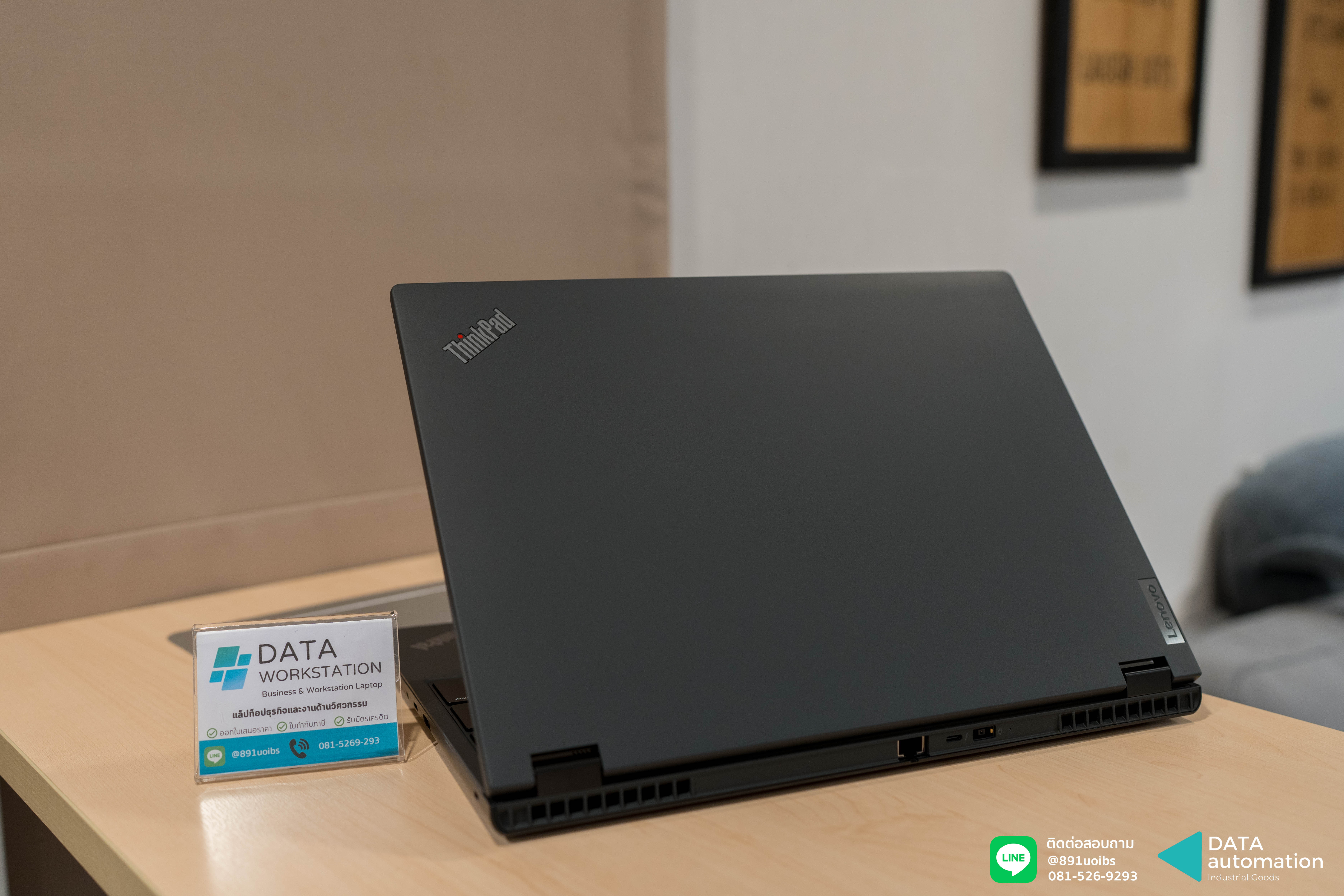 Workstation ThinkPad P16v Gen 2 CPU Ultra 7 165H/Ram32/SSD1TB/RTX 1000 Ada 6GB/16"FHD+*สินค้ามือสองสภาพมือหนึ่ง(ทักแชทก่อนสั่งซื้อ)