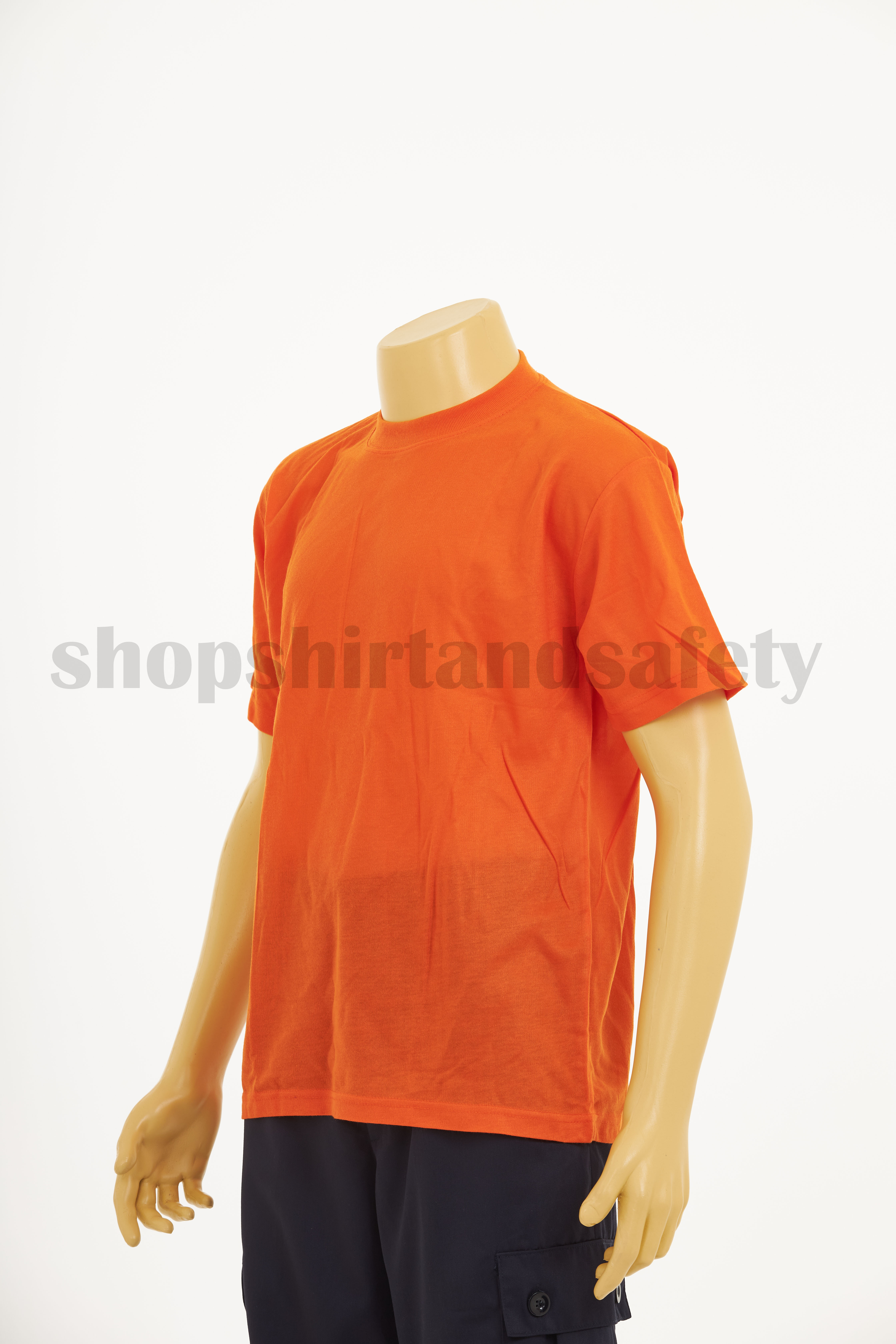 เสื้อยืดคนงานคอกลมแขนสั้นพร้อมสกรีน(ค่าสกรีนต่างหาก)