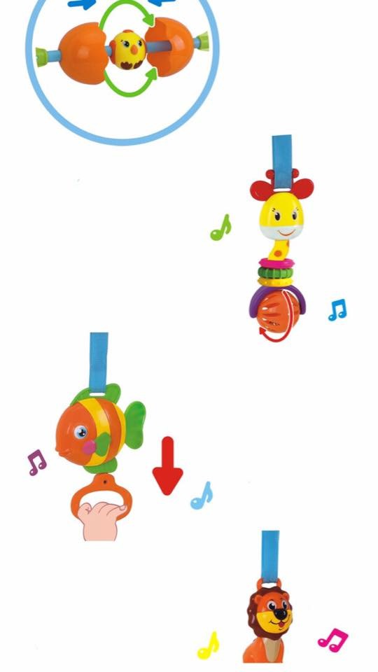 ชุดโมบายกิจกรรมเสริมพัฒนาการ Huile Toys 3-in-1 Smart Soothing Activity Gym