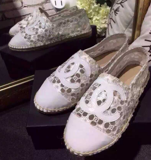 รองเท้า cn flat espadrilles ลูกไม้ มีสีขาว และ ดำ size 35-40 รหัส M000117